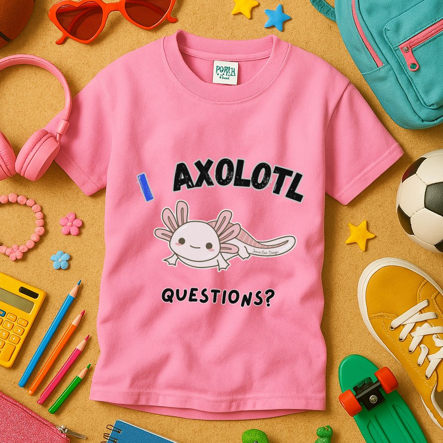 Axolotl Questions Kids T-Shirt