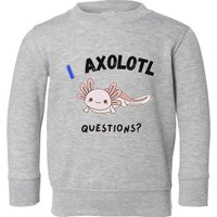 Axolotl Questions Toddler Sweatshirt