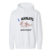 Axolotl Questions Garment-Dyed Fleece Hoodie