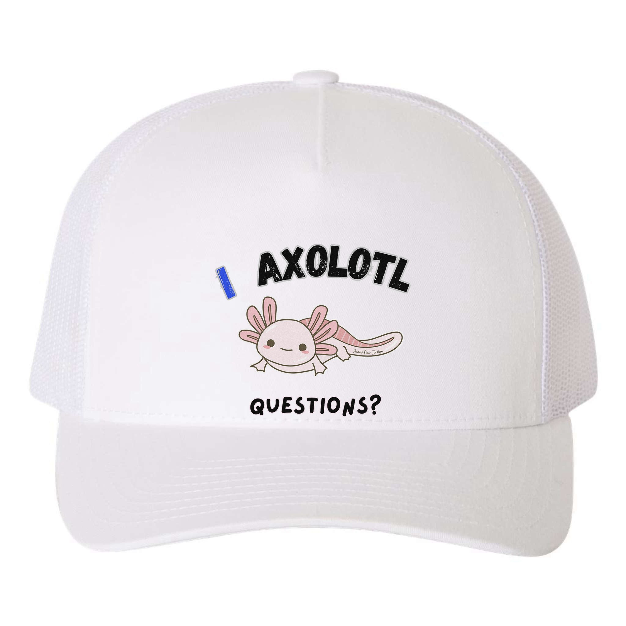 Axolotl Questions Yupoong Adult 5-Panel Trucker Hat