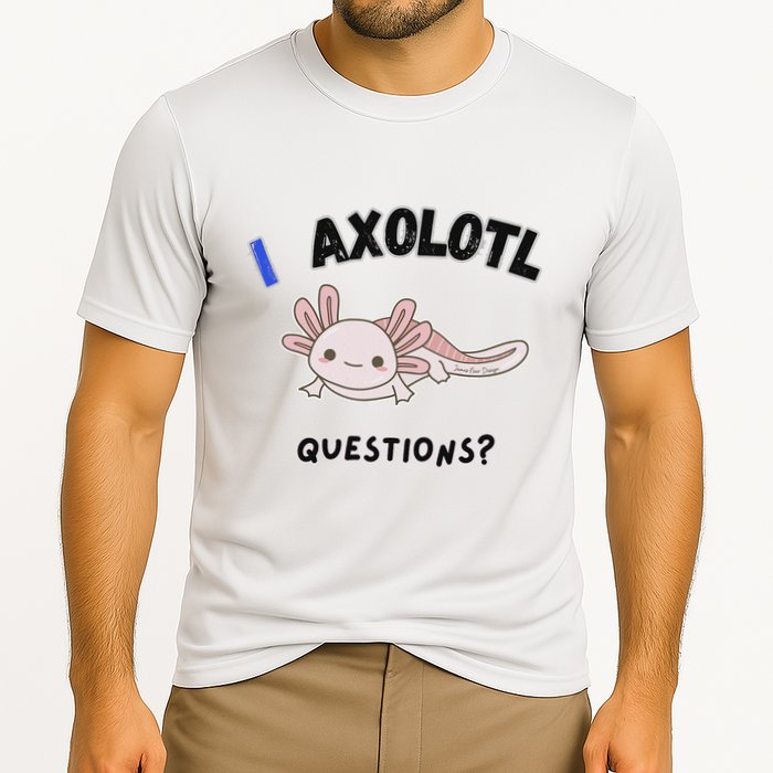 Axolotl Questions Performance Shirt