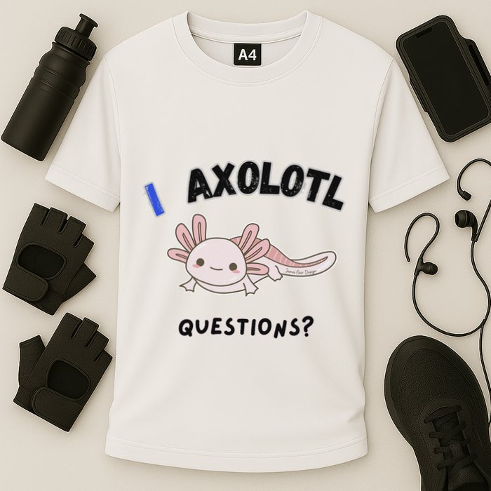 Axolotl Questions Performance Shirt