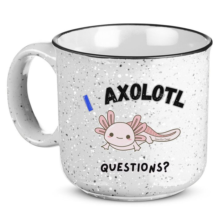 Axolotl Questions 15oz Campfire Ceramic Mug