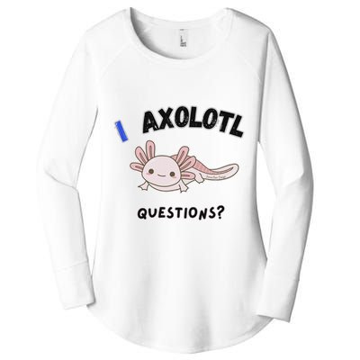 Axolotl Questions Women's Perfect Tri Tunic Long Sleeve Shirt