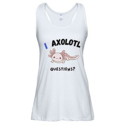 Axolotl Questions Ladies Essential Flowy Tank