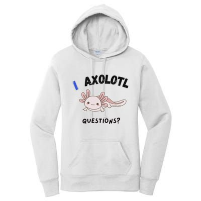 Axolotl Questions Women's Pullover Hoodie