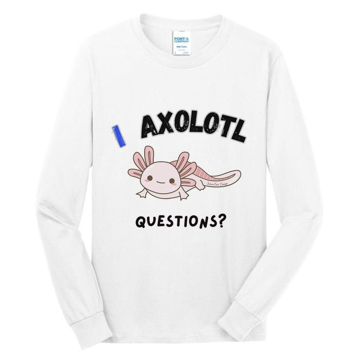 Axolotl Questions Tall Long Sleeve T-Shirt