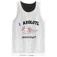 Axolotl Questions Mesh Reversible Basketball Jersey Tank