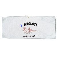 Axolotl Questions Large Microfiber Waffle Golf Towel