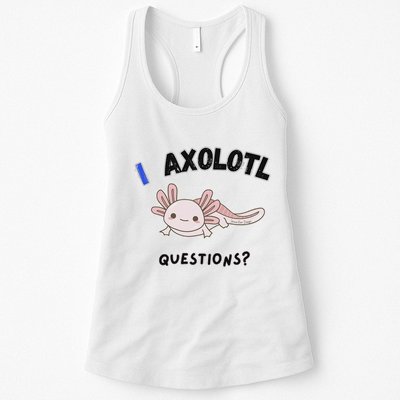 Axolotl Questions Womens Tank Top
