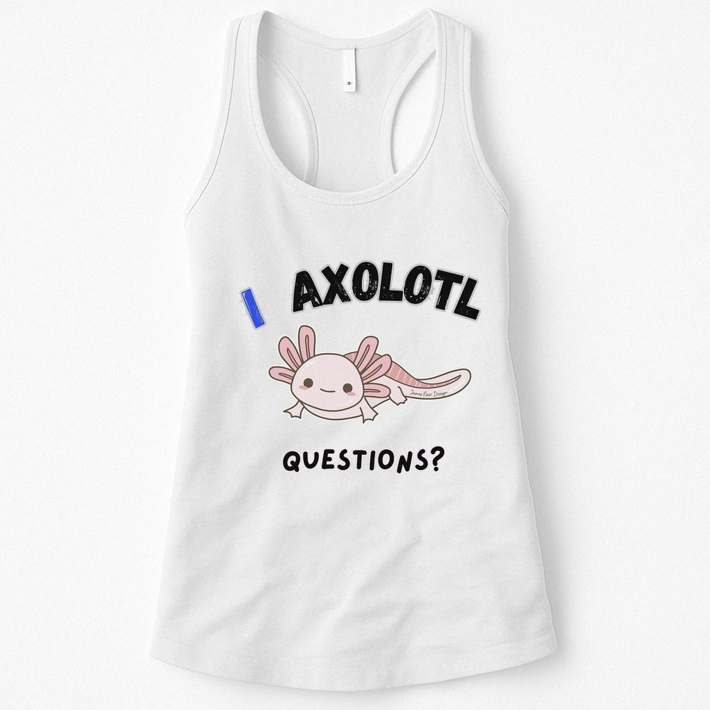 Axolotl Questions Womens Tank Top