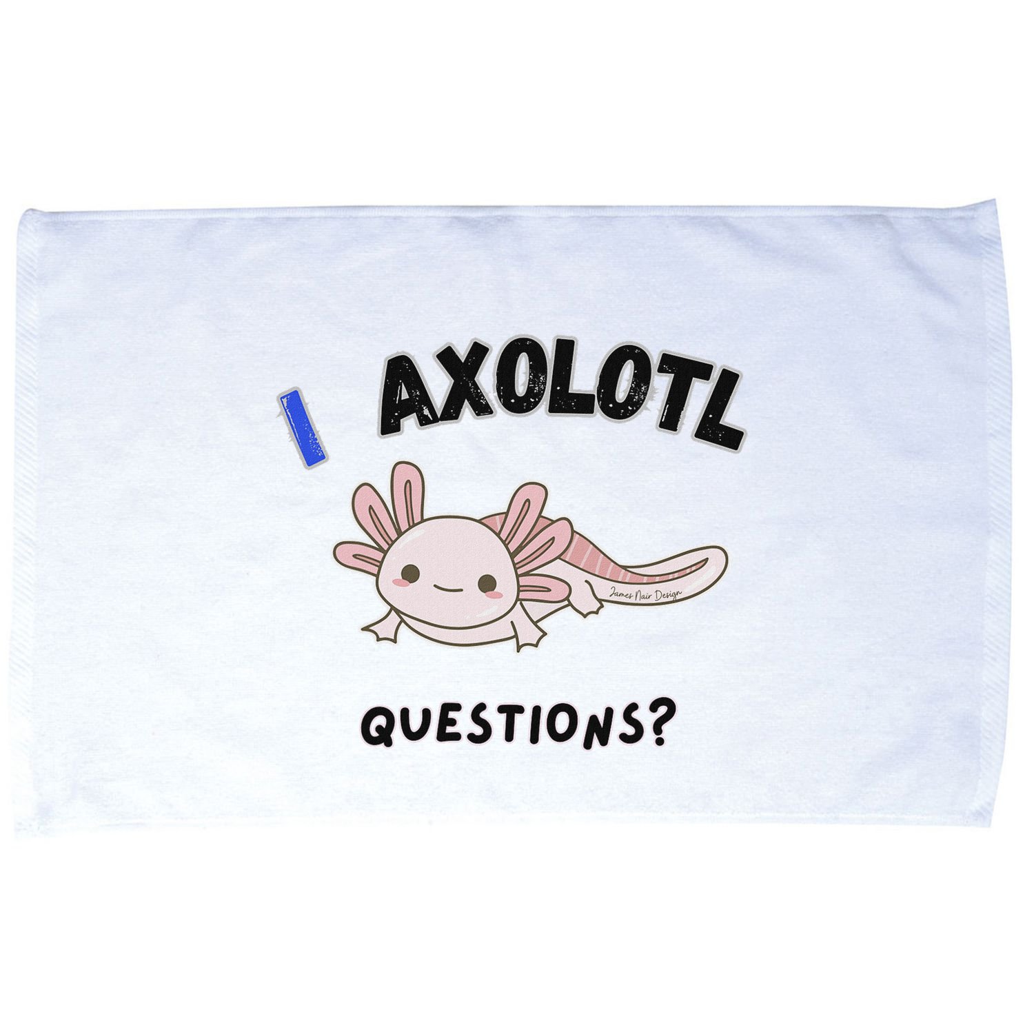 Axolotl Questions Microfiber Hand Towel