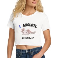 Axolotl Questions Crop Top