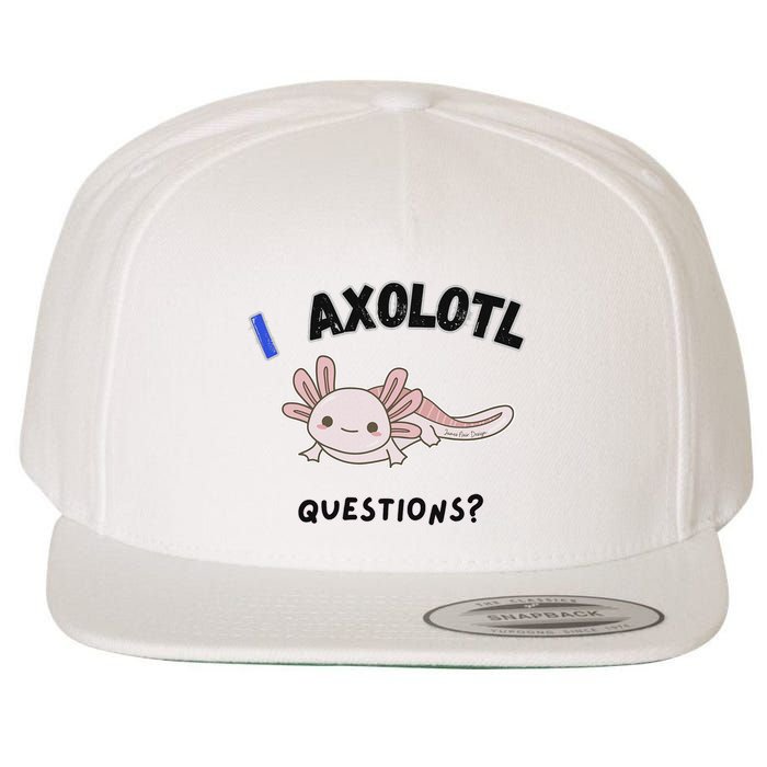 Axolotl Questions Wool Snapback Cap
