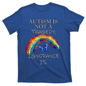 Acceptance Quote And Rainbow Autism Awareness Gift T-Shirt