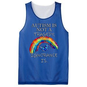 Acceptance Quote And Rainbow Autism Awareness Gift Mesh Reversible Basketball Jersey Tank