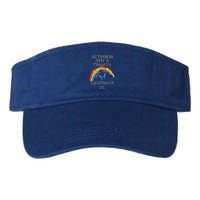 Acceptance Quote And Rainbow Autism Awareness Gift Valucap Bio-Washed Visor