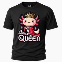Axolotl Queen  Axolotl Lover Women Axolotl Cooling Performance Crew T-Shirt