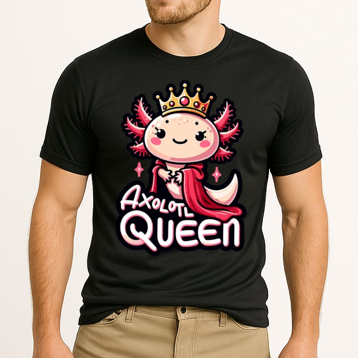 Axolotl Queen  Axolotl Lover Women Axolotl Cooling Performance Crew T-Shirt