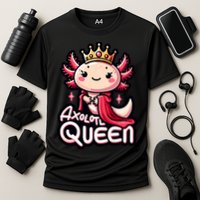 Axolotl Queen  Axolotl Lover Women Axolotl Cooling Performance Crew T-Shirt