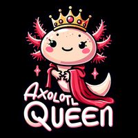 Axolotl Queen  Axolotl Lover Women Axolotl Cooling Performance Crew T-Shirt