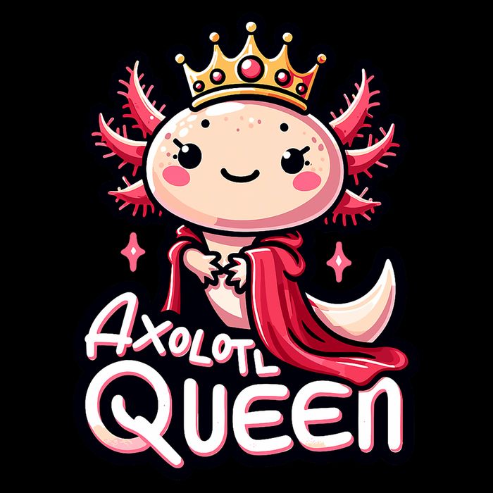 Axolotl Queen  Axolotl Lover Women Axolotl Cooling Performance Crew T-Shirt