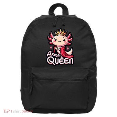 Axolotl Queen  Axolotl Lover Women Axolotl 16 in Basic Backpack