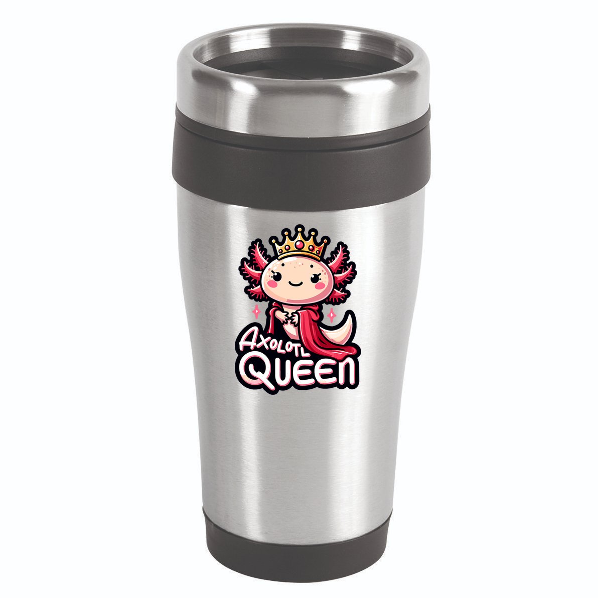 Axolotl Queen  Axolotl Lover Women Axolotl 16oz Travel Tumbler