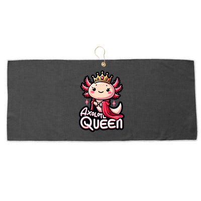 Axolotl Queen  Axolotl Lover Women Axolotl Large Microfiber Waffle Golf Towel