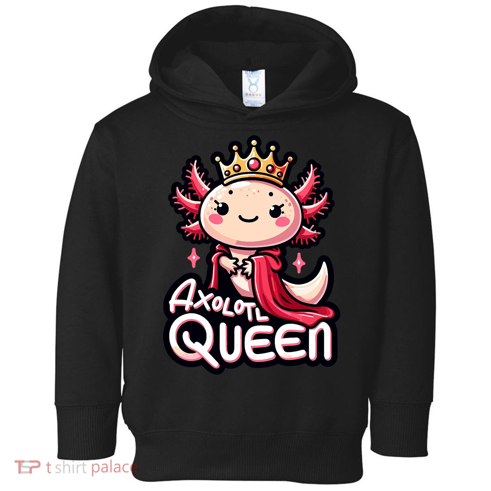Axolotl Queen  Axolotl Lover Women Axolotl Toddler Hoodie