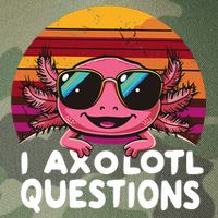 Axolotl Questions Anime Kawaii Axolotl Legacy Tie Dye Trucker Hat
