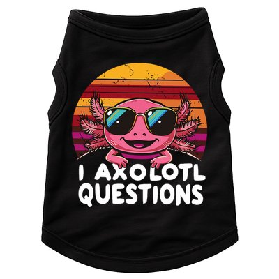 Axolotl Questions Anime Kawaii Axolotl Doggie Tank