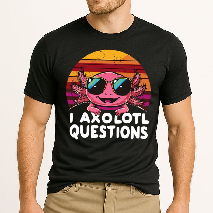 Axolotl Questions Anime Kawaii Axolotl Performance Shirt