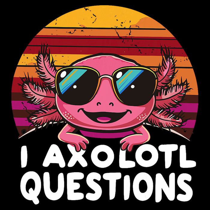 Axolotl Questions Anime Kawaii Axolotl Performance Shirt