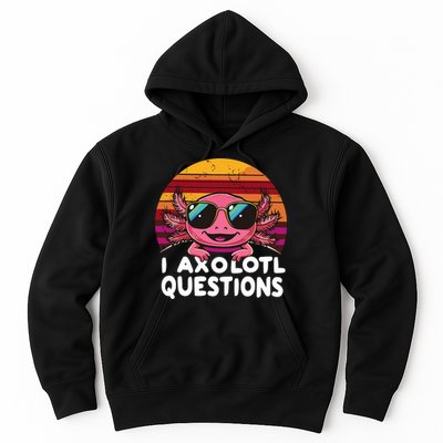Axolotl Questions Anime Kawaii Axolotl Hoodie