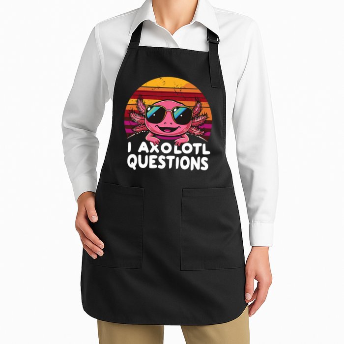 Axolotl Questions Anime Kawaii Axolotl Apron
