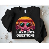 Axolotl Questions Anime Kawaii Axolotl Sweatshirt
