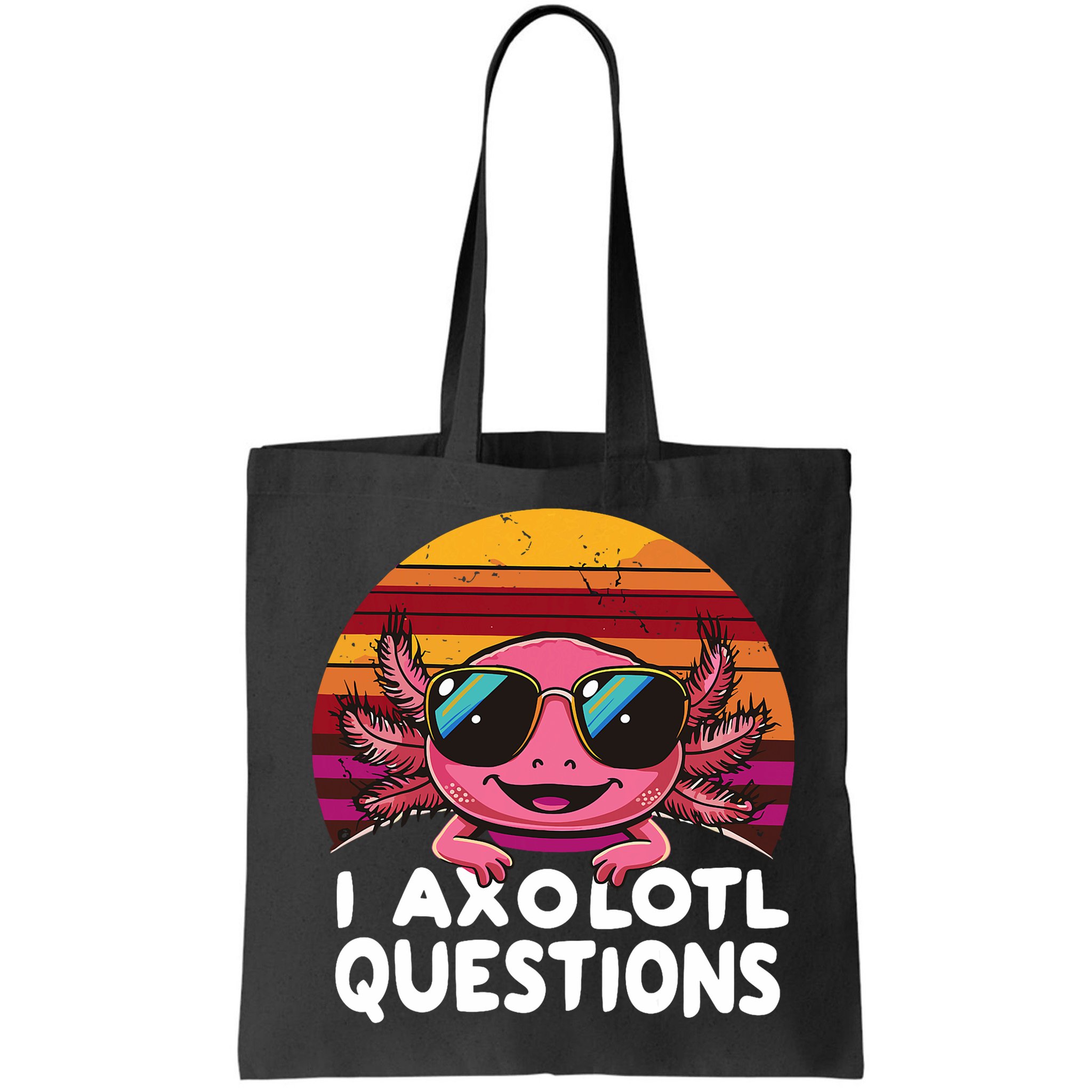 Axolotl Questions Anime Kawaii Axolotl Bag