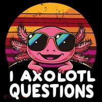 Axolotl Questions Anime Kawaii Axolotl Zip Tote Bag