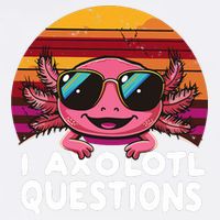 Axolotl Questions Anime Kawaii Axolotl Garment-Dyed Sweatshirt