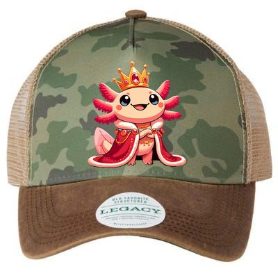 Axolotl Queen Anime Cute Kawaii Axolotl Legacy Tie Dye Trucker Hat