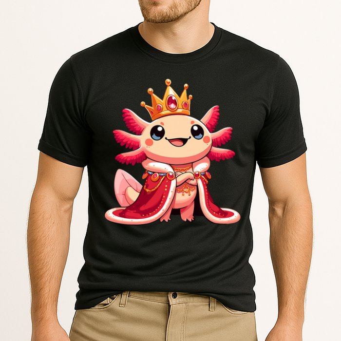 Axolotl Queen Anime Cute Kawaii Axolotl Cooling Performance Crew T-Shirt