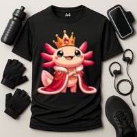 Axolotl Queen Anime Cute Kawaii Axolotl Cooling Performance Crew T-Shirt