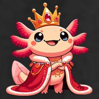 Axolotl Queen Anime Cute Kawaii Axolotl Beanie