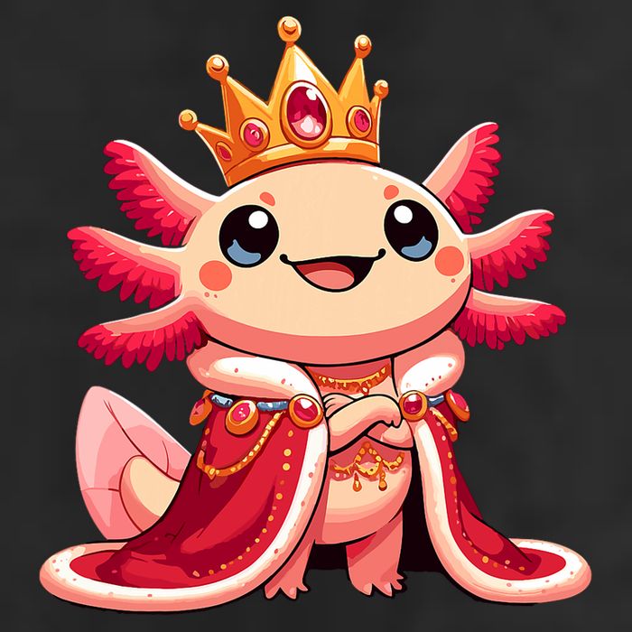 Axolotl Queen Anime Cute Kawaii Axolotl Beanie