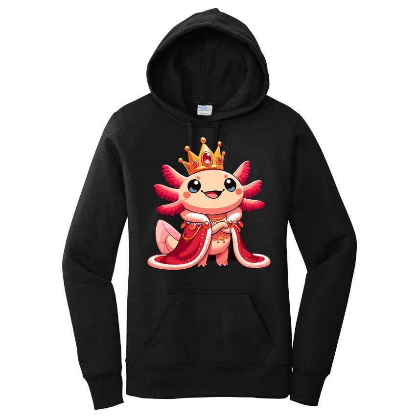 Axolotl Queen Anime Cute Kawaii Axolotl Women's Pullover Hoodie