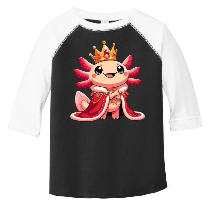 Axolotl Queen Anime Cute Kawaii Axolotl Toddler Fine Jersey T-Shirt