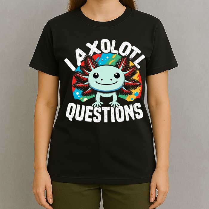 Axolotl Questions Anime Cute Kawaii Axolotl T-Shirt