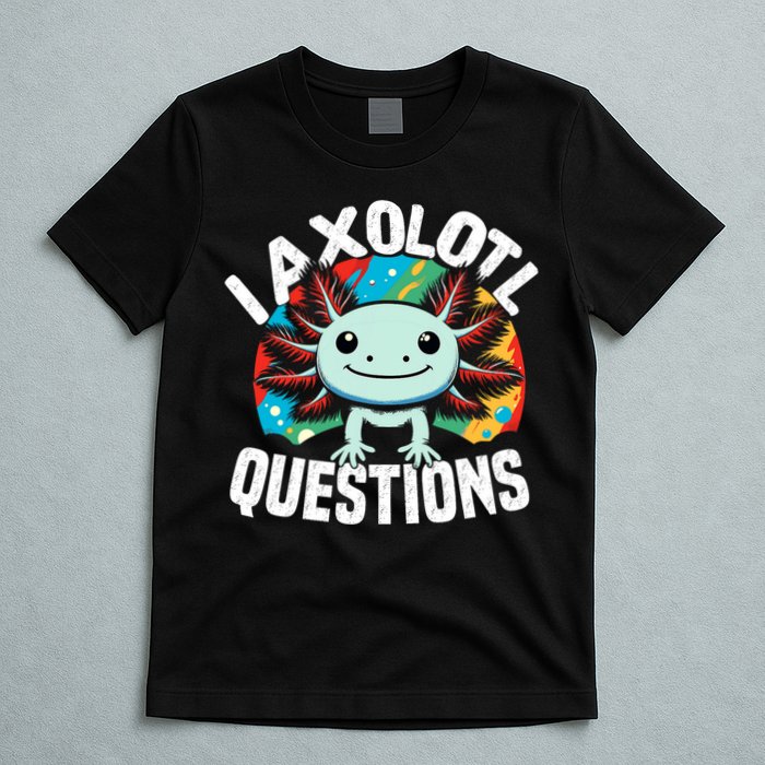 Axolotl Questions Anime Cute Kawaii Axolotl T-Shirt