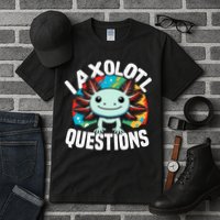 Axolotl Questions Anime Cute Kawaii Axolotl Tall T-Shirt